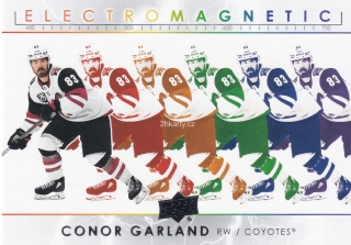 2021-22 UD Series 1 - Connor Garland - Electromagnetic