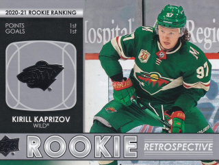 2021-22 UD Series 1 - Kirill Kaprizov - Rookie Retrospective
