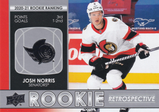 2021-22 UD Series 1 - Josh Norris - Rookie Retrospective