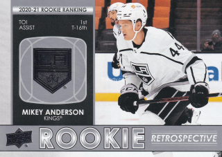 2021-22 UD Series 1 - Mikey Anderson - Rookie Retrospective