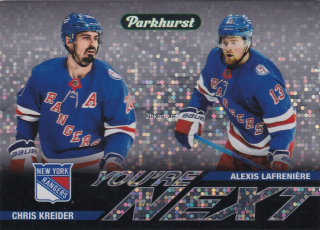 2022-23 UD Parkhurst - Chris Kreider, Alexis Lafreniere - You're Next