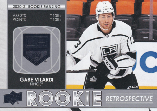 2021-22 UD Series 1 - Gabe Vilardi - Rookie Retrospective