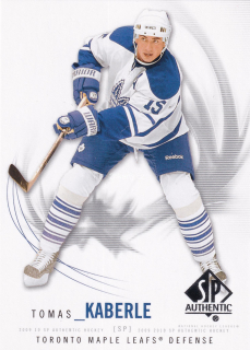 2009-10 UD SP Authentic - Tomáš Kaberle
