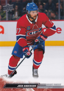 2022-23 UD Series 2 - Josh Anderson - French