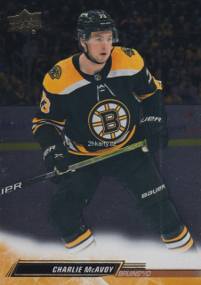 2022-23 UD Series 2 - Charlie McAvoy - Silver Foil