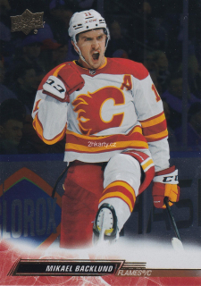 2022-23 UD Series 2 - Mikael Backlund - Silver Foil