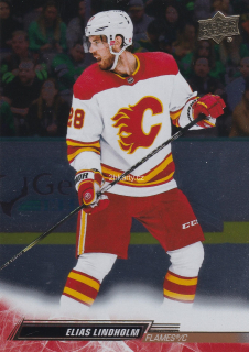 2022-23 UD Series 2 - Elias Lindholm - Silver Foil