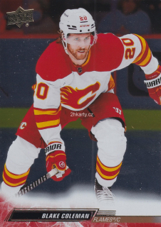 2022-23 UD Series 2 - Blake Coleman - Silver Foil