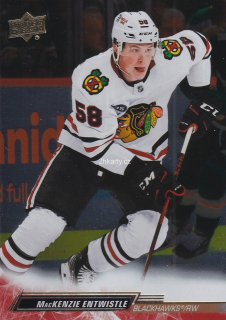 2022-23 UD Series 2 - MacKenzie Entwistle - Silver Foil