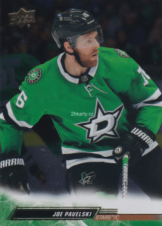 2022-23 UD Series 2 - Joe Pavelski - Silver Foil