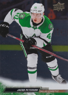 2022-23 UD Series 2 - Jacob Peterson - Silver Foil
