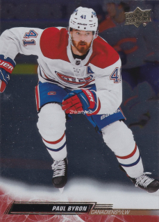 2022-23 UD Series 2 - Paul Byron - Silver Foil