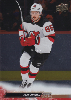 2022-23 UD Series 2 - Jack Hughes - Silver Foil