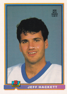 1991-92 Bowman - Jeff Hackett