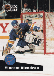 1991-92 Pro Set - Vincent Riendeau (French)