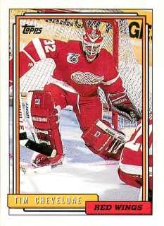 1992-93 Topps - Tim Cheveldae #310