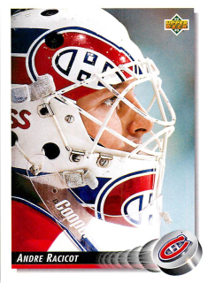 1992-93 UD Series - Andre Racicot #430