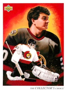 1992-93 UD Series - Peter Sidorkiewicz - Ottawa Senators Checklist #14