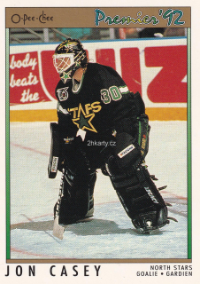 1991-92 O-Pee-Chee Premier - Jon Casey
