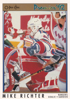 1991-92 O-Pee-Chee Premier - Mike Richter