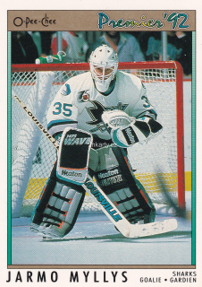 1991-92 O-Pee-Chee Premier - Jarmo Myllys