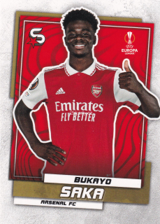 2022-23 Topps UEFA Club Competitions Superstars - Bukayo Saka