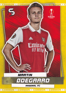 2022-23 Topps UEFA Club Competitions Superstars - Martin Odegaard - Common Yellow
