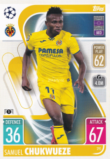 2021-22 Topps Match Attax UCL - Samuel Chukwueze