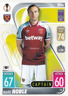 2021-22 Topps Match Attax UCL - Mark Noble