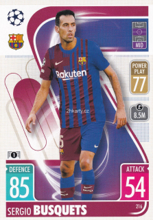 2021-22 Topps Match Attax UCL - Sergio Busquets