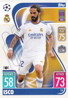 2021-22 Topps Match Attax UCL - Isco