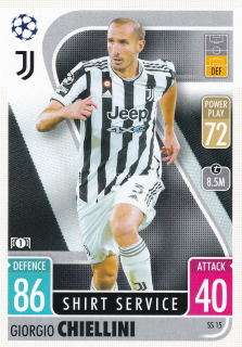 2021-22 Topps Match Attax UCL - Giorgio Chiellini - Shirt Service
