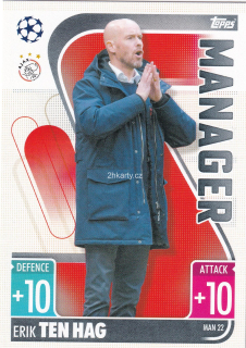 2021-22 Topps Match Attax UCL - Erik Ten Hag - Manager