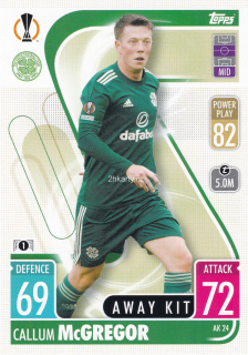 2021-22 Topps Match Attax UCL - Callum McGregor - Away Kit