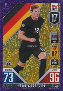 2022 Topps Match Attax 101 The Road To UEFA Nations League Finals - Leon Goretzka - Purple Foil