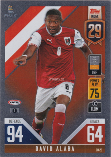 2022 Topps Match Attax 101 The Road To UEFA Nations League Finals - DAvid Alaba