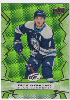 2022-23 UD Ice - Zach Werenski - Green