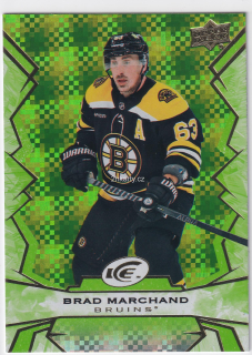 2022-23 UD Ice - Brad Marchand - Green