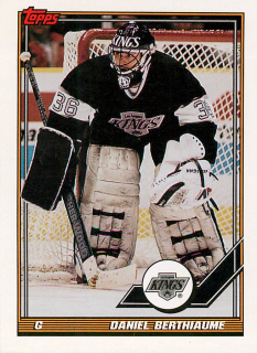 1991-92 Topps - Daniel Berthiaume #313