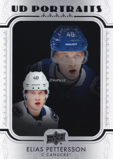 2019-20 UD Series 1 - Elias Pettersson - UD Portraits