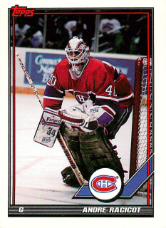1991-92 Topps - Andre Racicot #450