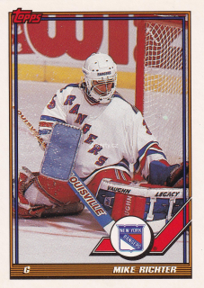 1991-92 Topps - Mike Richter