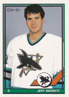 1991-92 O-Pee-Chee - Jeff Hackett