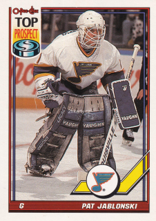 1991-92 O-Pee-Chee - Pat Jablonski - Top Prospect