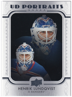 2019-20 UD Series 1 - Henrik Lundqvist - UD Portraits #P-20