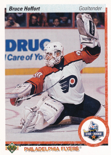 1990-91 UD Series - Bruce Hoffort - Star Rookie