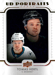 2019-20 UD Series 1 - Tomáš Hertl - UD Portraits #P-16