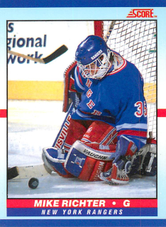 1990-91 Score Young Superstars - Mike Richter #27