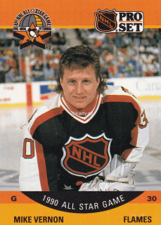1990-91 Pro Set - Mike Vernon - All Star Game