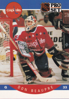 1990-91 Pro Set - Don Beaupre